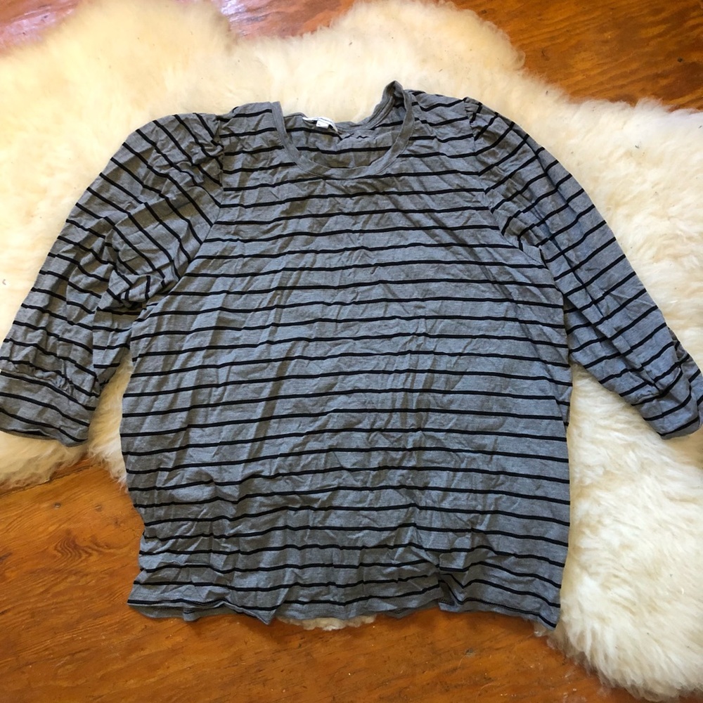 Plus size 3/4 sleeve t-shirt